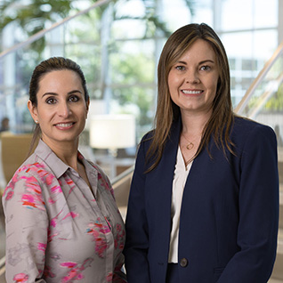 Program director, Leila Tolaymat, M.D. and Associate Program Director, Katherine Bodiford, M.D.