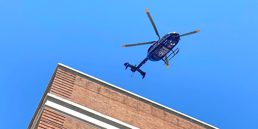Mayo One is the flight and critical care branch of the Mayo Clinic Ambulance Service.