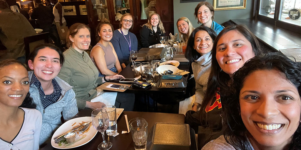 Group picture from a Women in Emergency Medicine meeting