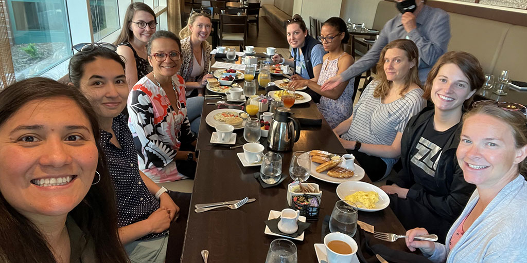 Group picture from a Women in Emergency Medicine meeting