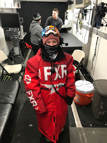 Sport medicine patient at a sporting event