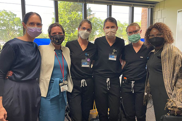 Group picture of ENT faculty and residents at Community Health Services Inc.