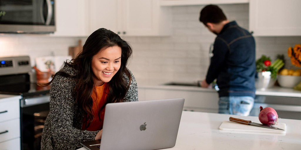 Family at home in Rochester, Minnesota.