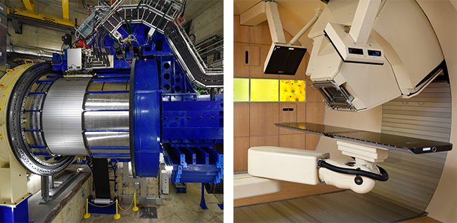 Proton beam equipment at Mayo Clinic in Rochester